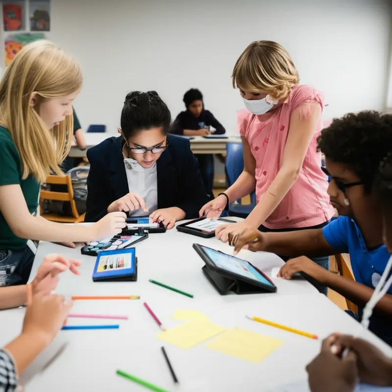 Students engaged in personalized learning activities reflecting their unique interests and strengths.