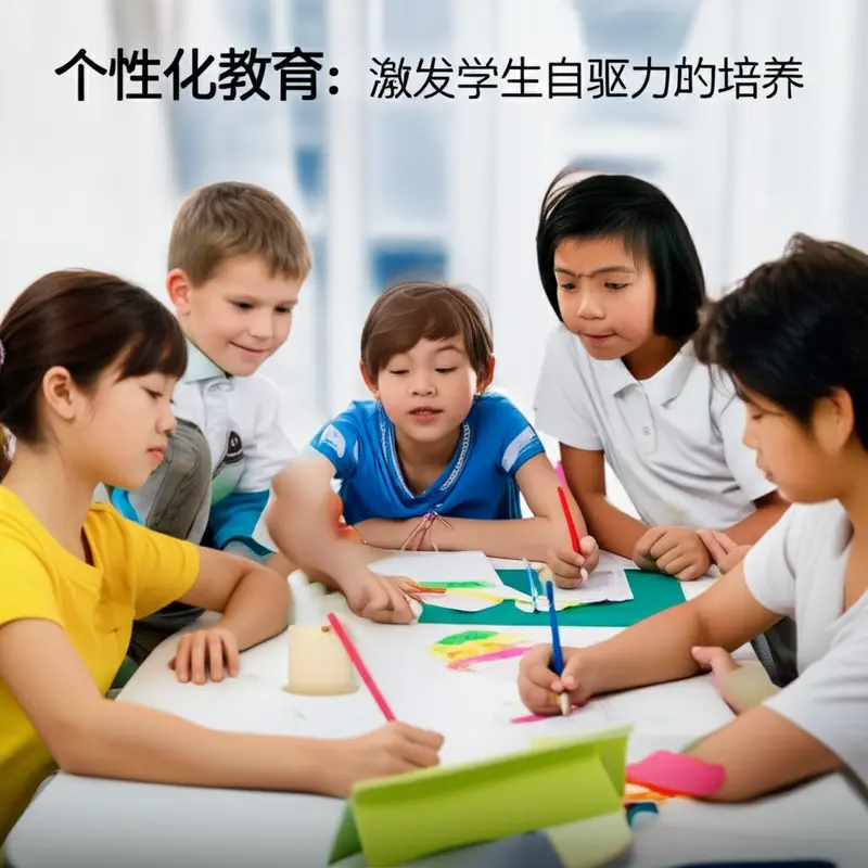 学生通过个性化教育模式积极参与学习。